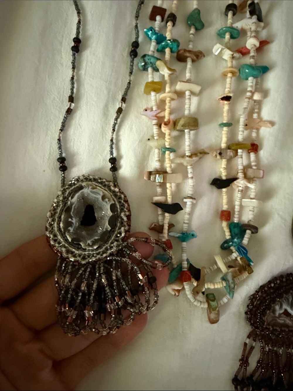 Assorted Women's Beaded and Shell Necklace Set - Multicolor - Picture 4 of 12